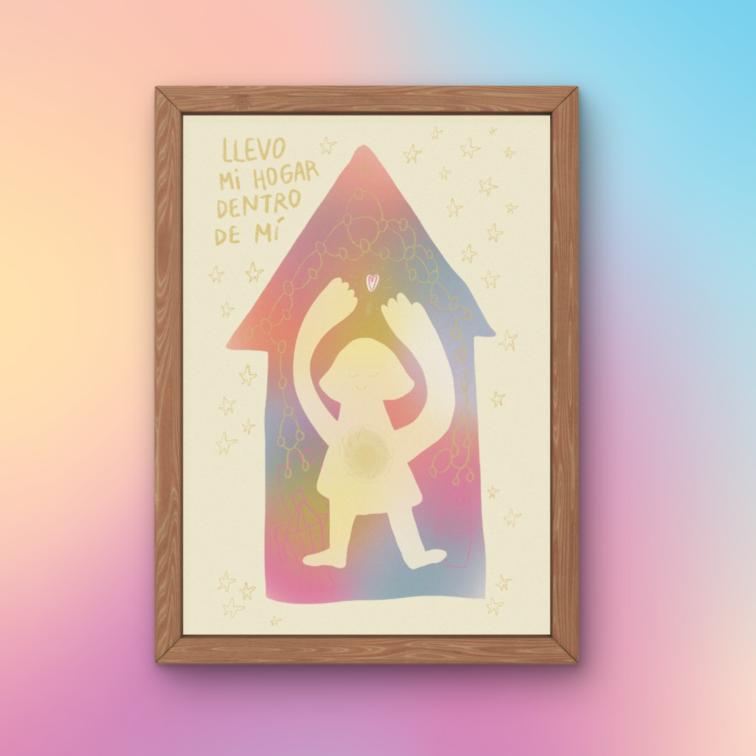 Llevo mi hogar dentro de mi - Print A5